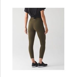 Lululemon Align 28” Pant in military green